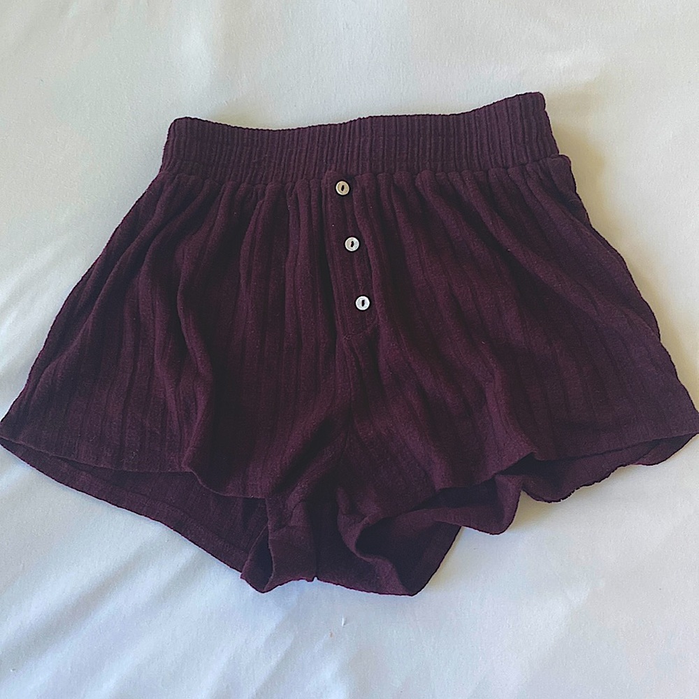 Maroon PJ shorts Size M
